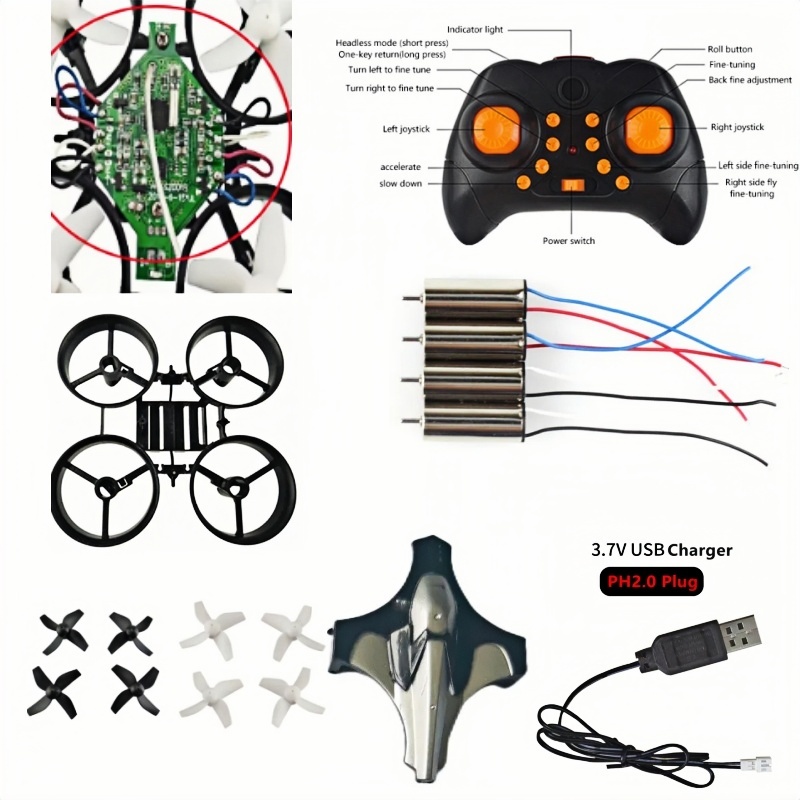 Fpv Drone Charger - ชุดโดรน DIY ครบชุด 2.4G 6Axis Gyro