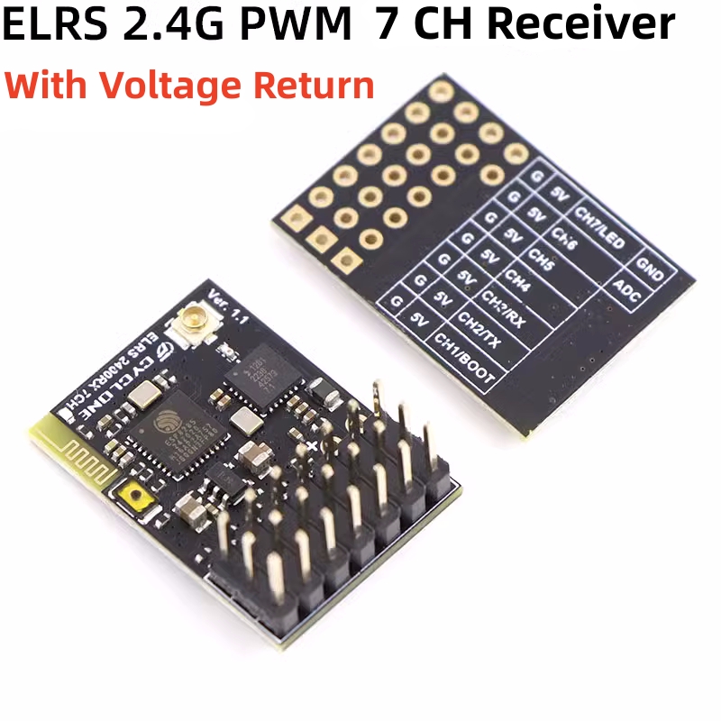 Fpv Drone Antenna - Elrs 2.4G PWM ตัวรับสัญญาณ7CH 6CH crsf