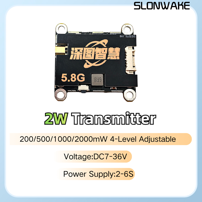 SLONWAKE 5.8G 56CH 2W เครื่องส - Fpv Drone Camera บทวิจารณ์และราคา