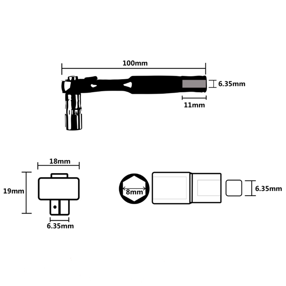 ประแจวงล้อ GEMFAN WL-06 1/4 นิ - Fpv Drone Tool Kit บทวิจารณ์และราคา